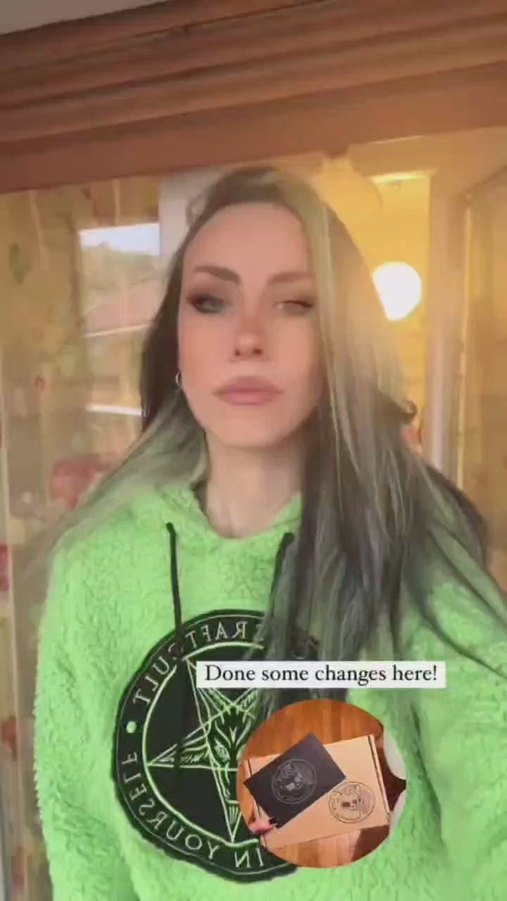 Reel video from @hermasick Instagram account where she shows her new dreadlocks