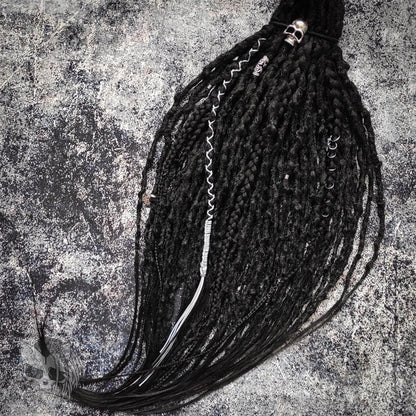 Black Synthetic Dreads Extensions